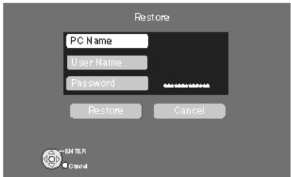 PANASONIC SC-PTX7EGC - Restauration des données sauvegardées - 1