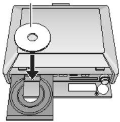 PANASONIC SC-PTX7EGC - Méthode d'insertion du disque - 1