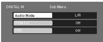 PANASONIC SC-PTX7EGC - Appuyez sur [SUB MENU]. - 1