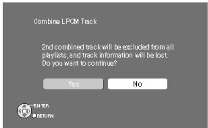 PANASONIC SC-PTX7EGC - Appuyez sur [▲▼] pour sélectionner "Combine" et appuyez sur [ENTER]. - 1