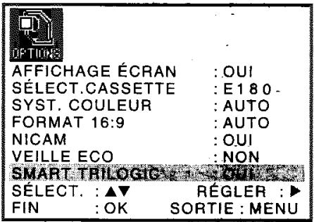 SONY SLV-SE720 - Réglage de la netteté de l'image (smart trilogic) - 1