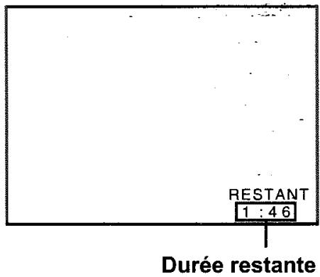 SONY SLV-SE720 - Pour vérifier la durée restante de la cassette - 2