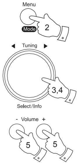 ROBERTS ORTUS2 - Sélection d'une station - DAB - 1