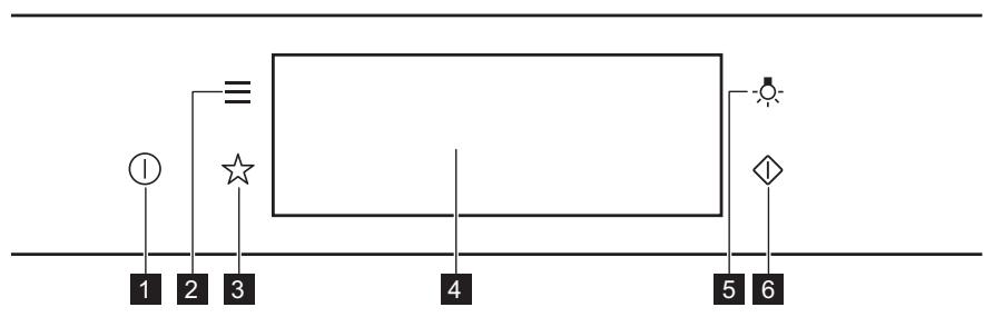 ELECTROLUX EVMSE08X - Überblick - Bedienfeld - 1