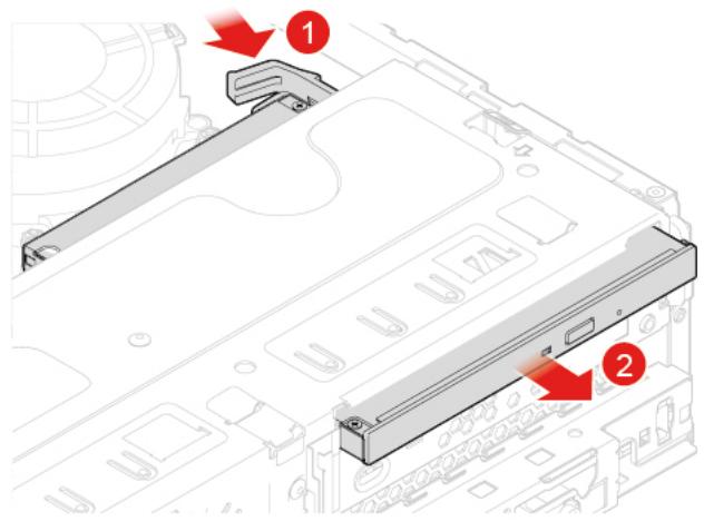 LENOVO M920 - Remplacement du disque optique - 1