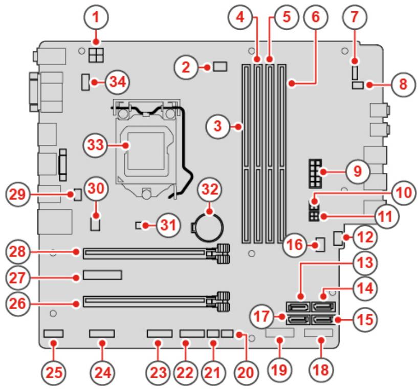 LENOVO M920 - Carte mère - 1