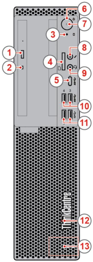 LENOVO M920 - Vue avant - 1