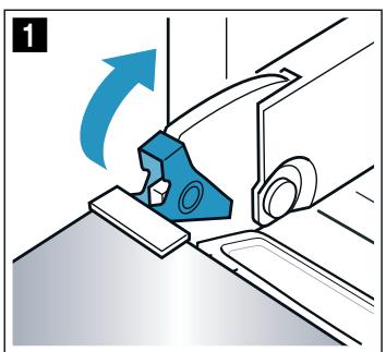NEFF FourC17DROON - Décrocher et accrocher la porte de l'appareil - 1