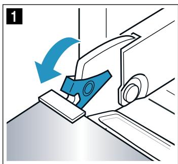 NEFF FourC17DROON - Décrocher la porte de l'appareil - 1