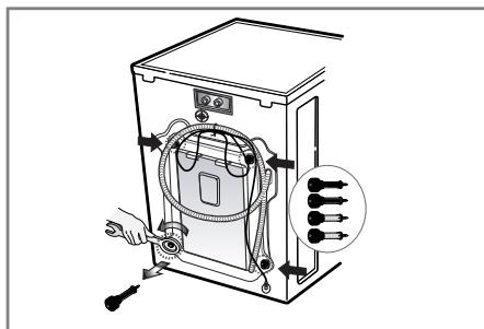 L F12684 - Dépose des vis de bridage - 2