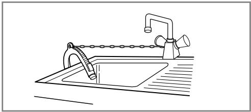 L F12684 - Installation du tuyau de vidange - 2