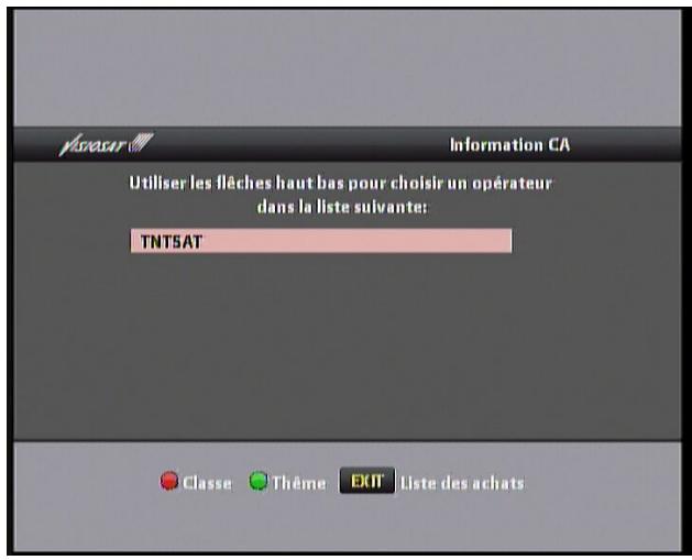 VISIOSAT TVS 7500 - V.4.4 menu carte - 4