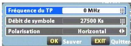 VISIOSAT TVS 7500 - V.3. d retour aux paramètres usine - 1