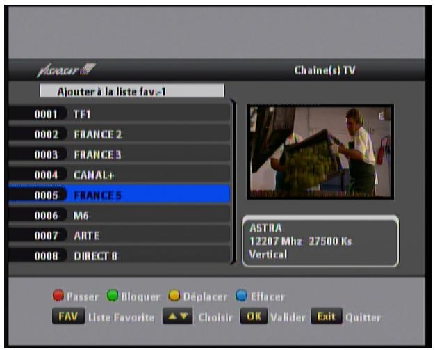 VISIOSAT TVS 7500 - V.1. A gestion des chaînes - 2