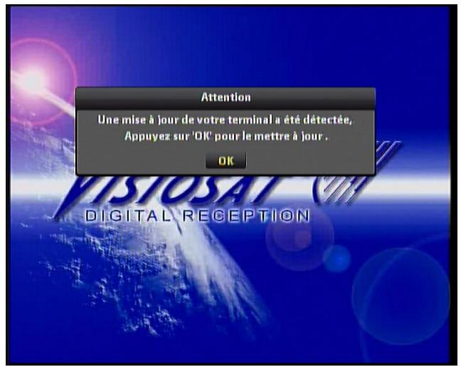 VISIOSAT TVS 7500 - VII) mise à jour logicielle - 1