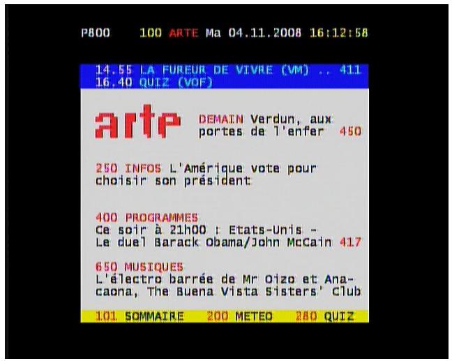 VISIOSAT TVS 7500 - Vi.5 choix des langues audio - 3