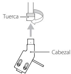 TEAC TN-280BT - Instale el cabezal. - 1