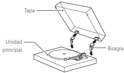 TEAC TN-280BT - Montaje de la tapa - 1