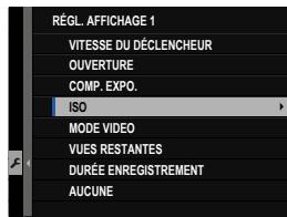 DARTY HYBRIDEX-PRO 3 DURATECH - Choix des éléments affichés en mode standard - 2