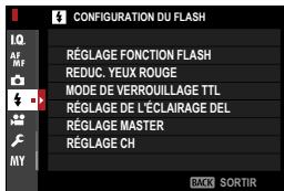 DARTY HYBRIDEX-PRO 3 DURATECH - Réglages du flash - 1