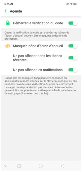OPPO RX17NEO - Masquer l'icône de l'écran d'accueil - 2