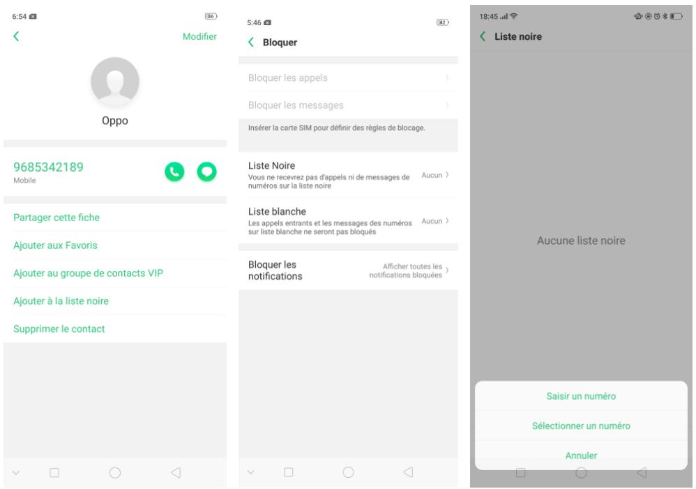 OPPO RX17NEO - Bloquer les appels - 2