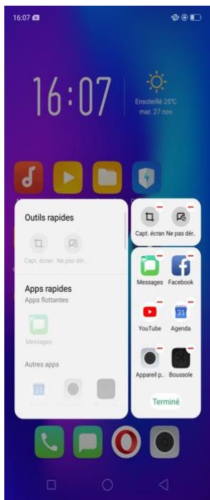 OPPO RX17NEO - Gestion de la barre latérale intelligente - 6