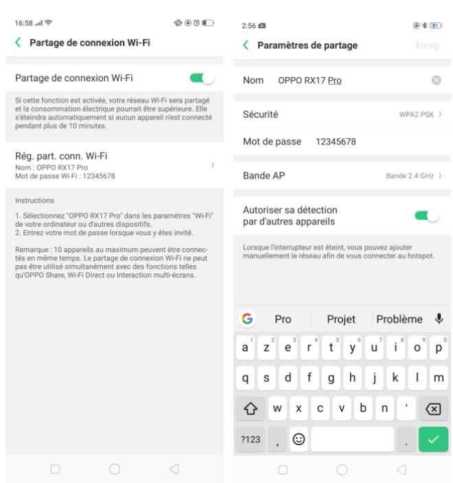 OPPO RX17NEO - Gestion de la connexion - 1