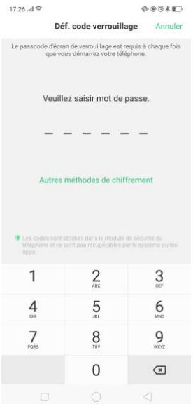 OPPO RX17NEO - Réinitialiser le mot de passe avec empreinte digitale - 8