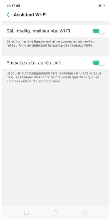 OPPO RX17NEO - Assistant wi-fi - 1