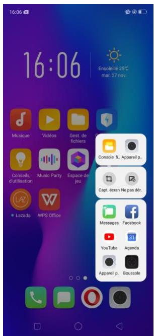 OPPO RX17NEO - Gestion de la barre latérale intelligente - 2