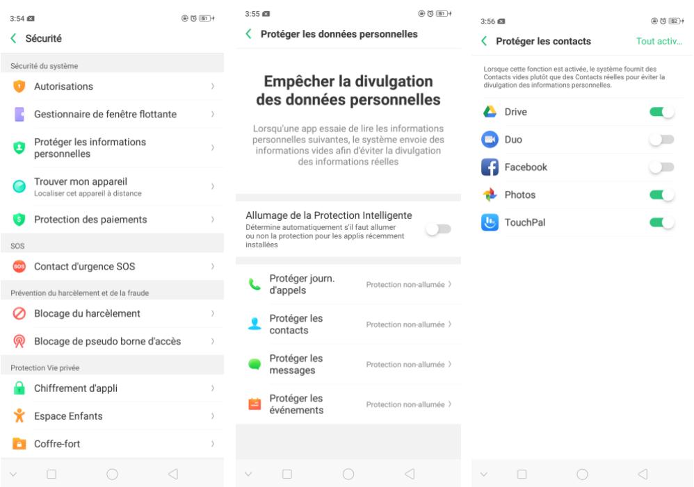 OPPO RX17NEO - Enregistrer les informations personnelles - 1