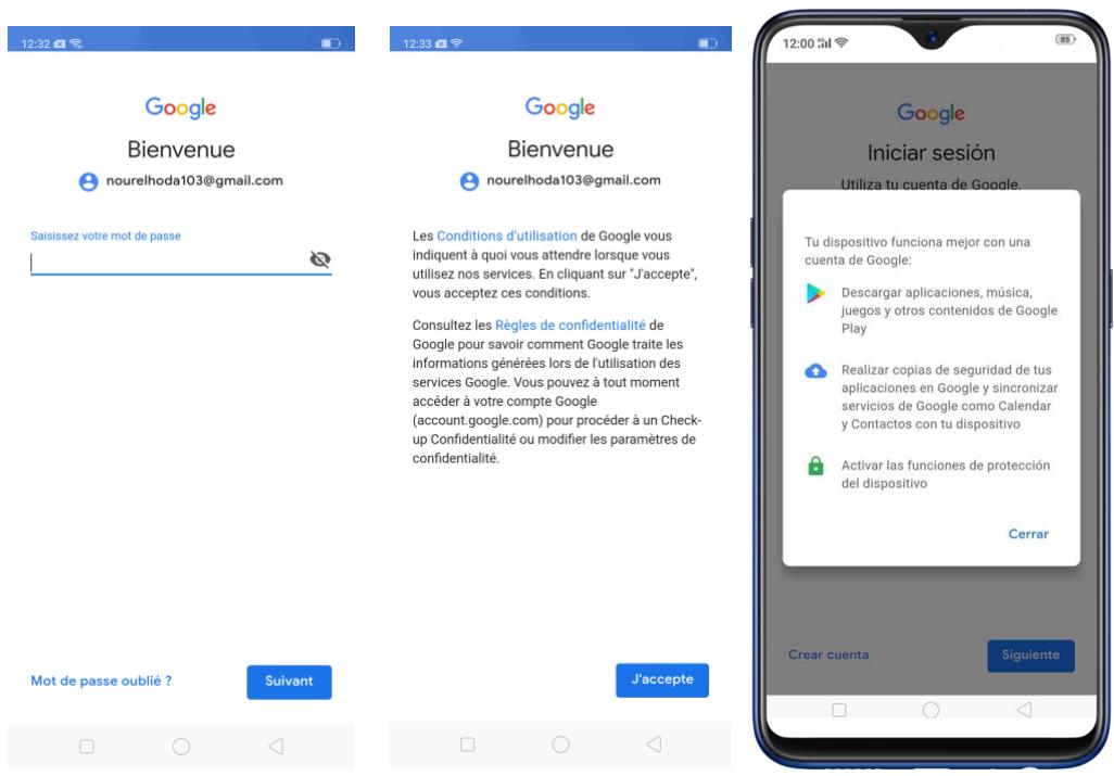 OPPO RX17NEO - Compte google - 1