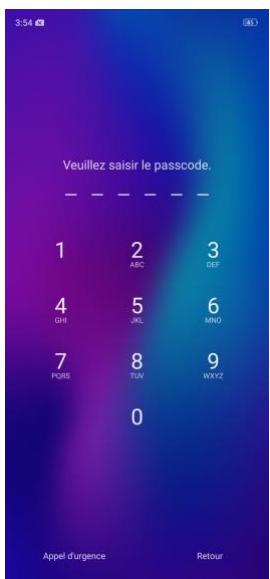 OPPO RX17NEO - Réinitialiser le mot de passe avec empreinte digitale - 1