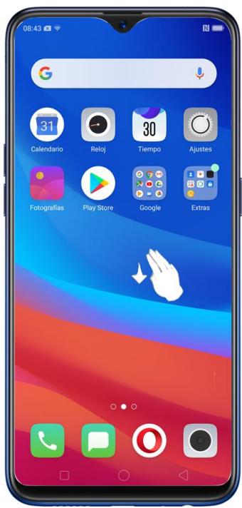 OPPO RX17NEO - Geste du doigt - 1