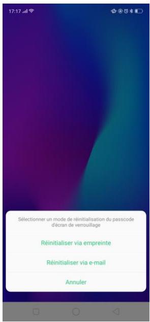 OPPO RX17NEO - Associer une adresse électronique de sécurité - 7