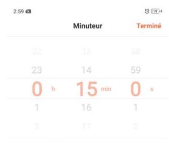 OPPO RX17NEO - Personnalisation de la minuterie - 12