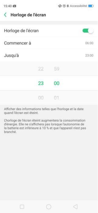 OPPO RX17NEO - Horloge d'écran - 2