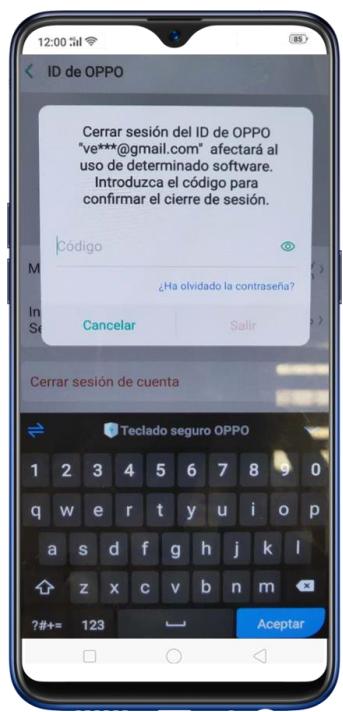 OPPO RX17NEO - Identifiers OPPO ID - 18