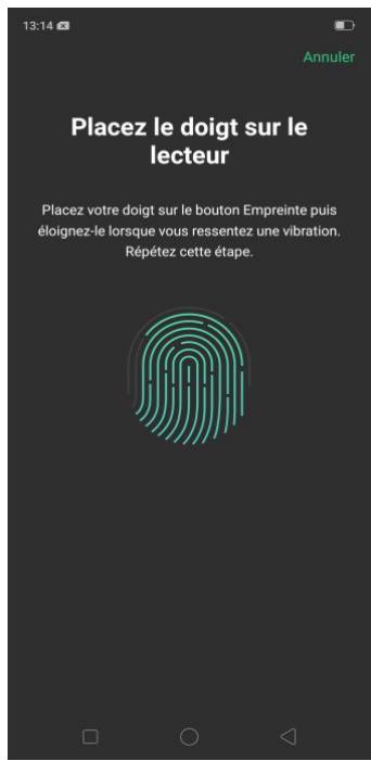 OPPO RX17NEO - Définir le code et l'empreinte digitale avant sous l'écran - 5