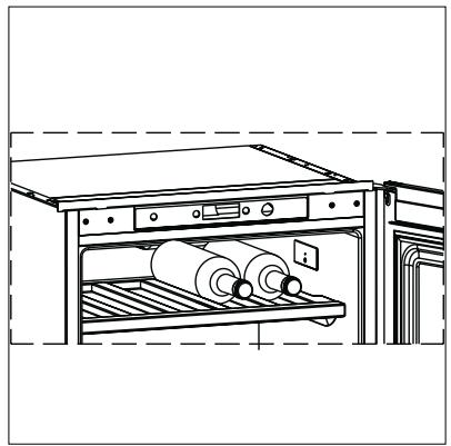 DE DIETRICH DWS 850 X ARGENT - Porte-bouteilles - 1