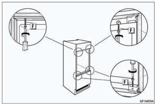 DE DIETRICH DWS 850 X ARGENT - Instructions pour l'encastrement Dimensions de la niche - 5