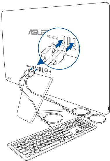 ASUS V/221iCUK-BA038T - Connecter un clavier ou une souris filaire - 1