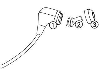 SHURE CASWM JSH E4Cc - Reemplacement de l'embout d'écouteur - 1