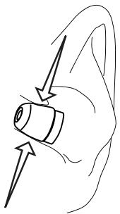 SHURE CASWM JSH E4Cc - Mise en PLACE des écouteurs - 1