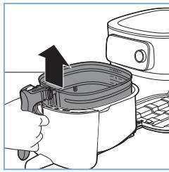 PHILIPS HD9880/90 - Placing the removable mesh bottom - 2