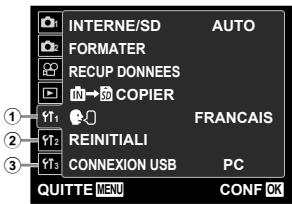 OLYMPUS TOUGH 6020 - Menus des fonctions d'affichage, d'édition et d'impression - 2