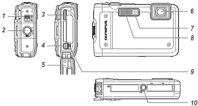 OLYMPUS TOUGH 6020 - Faire fonctionner l'appareil photo en tapotant le boîtier (p. 51) - 2