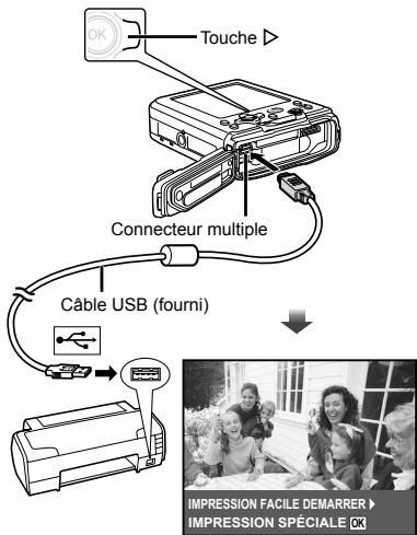 OLYMPUS TOUGH 6020 - Imprimer des photos avec les réglages normaux de l'imprimante [impression FACILE] - 1