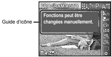 OLYMPUS TOUGH 6020 - Affichage des guides d'icône [ICON GUIDE] - 1